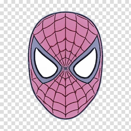 Spider-man, Face, Pink, Mask, Head, Spiderman, Masque, Fictional Character transparent background PNG clipart