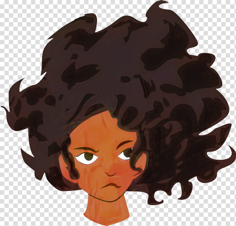 Woman Hair, Girl, Afro, Beauty Parlour, Cartoon, Head, Face, Afrotextured Hair transparent background PNG clipart