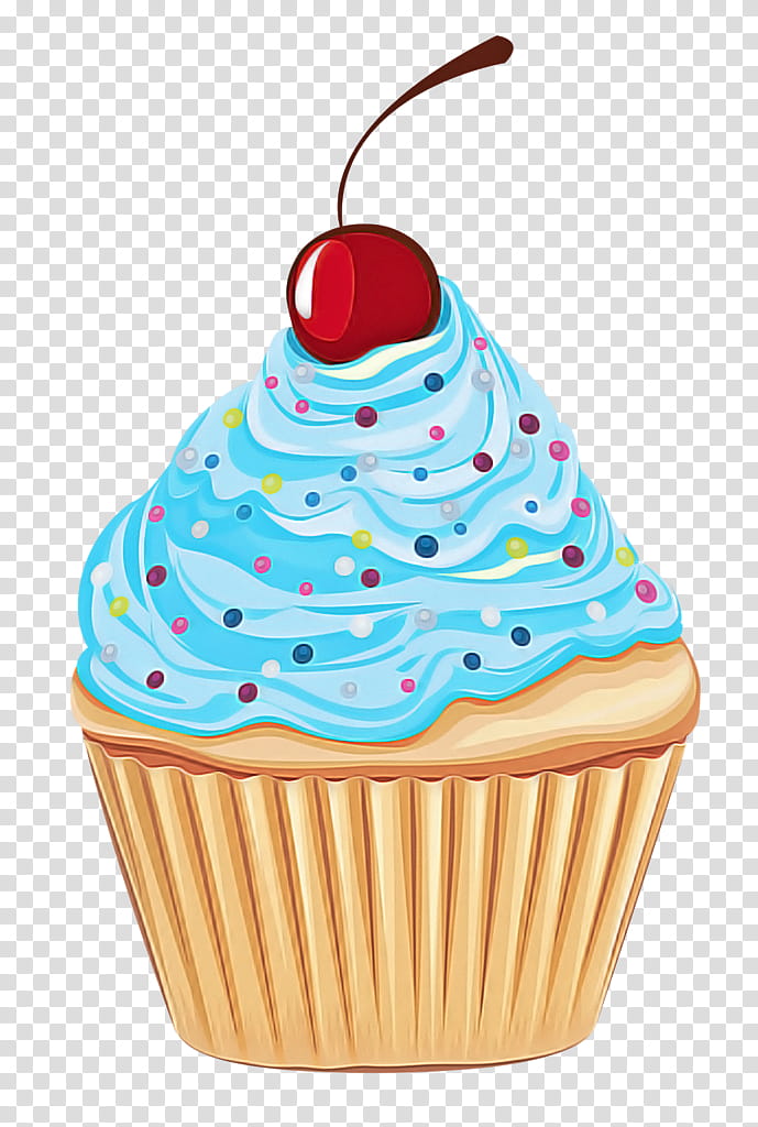 cupcake baking cup food dessert icing, Muffin, Buttercream, Cake Decorating Supply transparent background PNG clipart