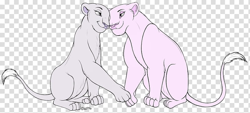 Lioness x Lioness base  transparent background PNG clipart