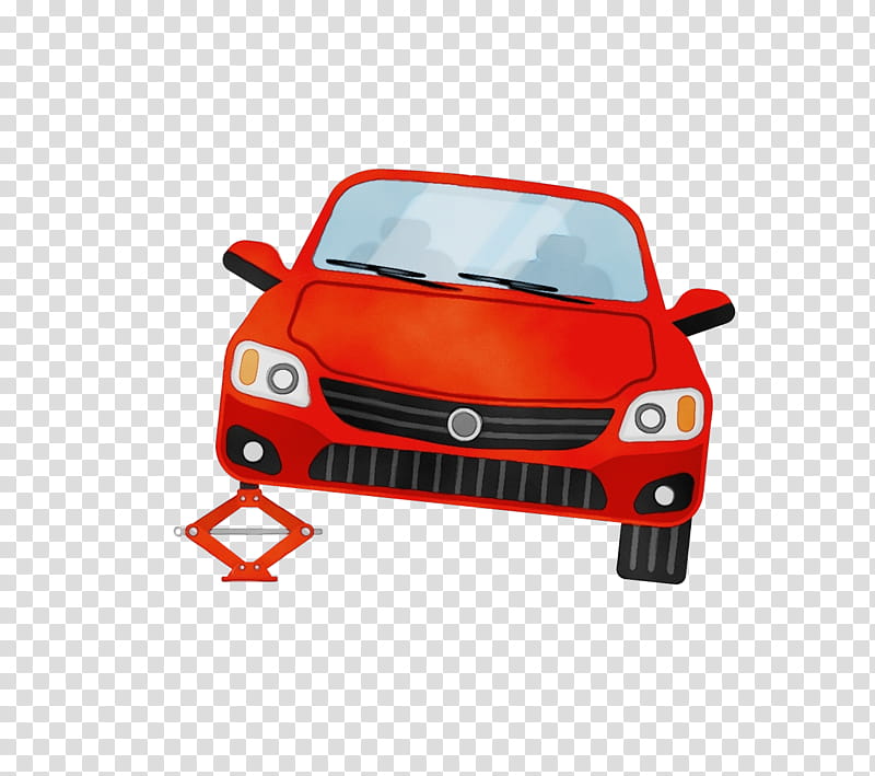 City car, Watercolor, Paint, Wet Ink, Land Vehicle, Bumper, Automotive Fog Light, Automotive Design transparent background PNG clipart