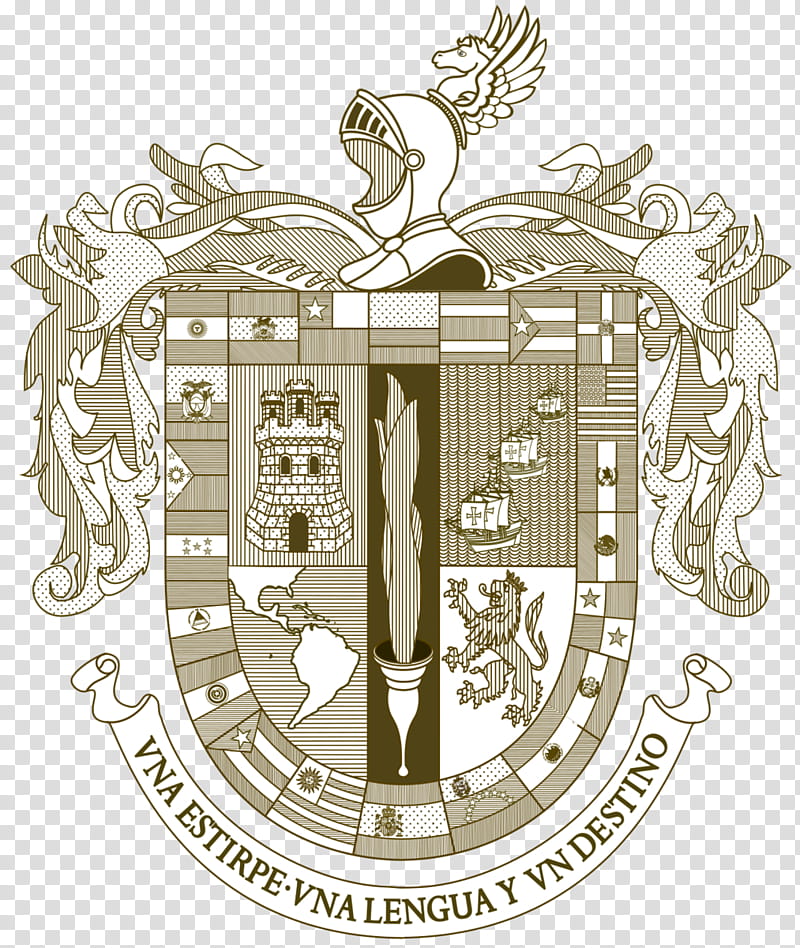 Royal Spanish Academy Crest, Association Of Academies Of The Spanish Language, English Language, Icelandic Language, Dictionary, Latin, Portuguese Language, Line Art transparent background PNG clipart