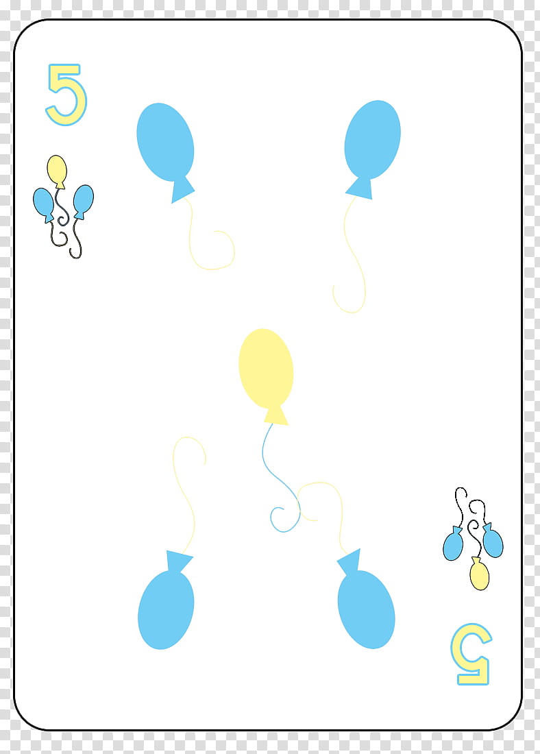 MLP FiM Playing Card Deck,  of balloons card art transparent background PNG clipart