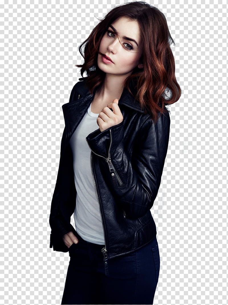 Lily Collins  transparent background PNG clipart