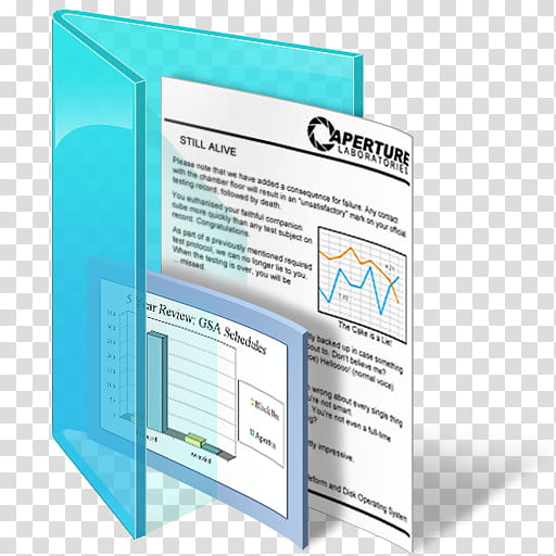 Portal Icons User Folders, documents-b, Aperture Laboratories result paper illustration transparent background PNG clipart