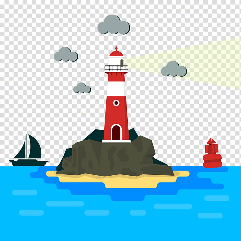 Graphic, Lighthouse, Poster, Cartoon, Tower transparent background PNG clipart