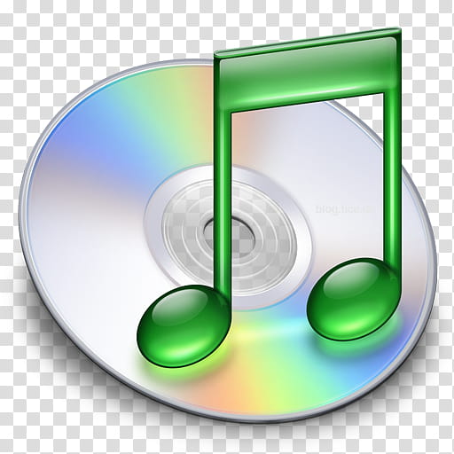 Big Mac OS X Icons,  iTunes green transparent background PNG clipart