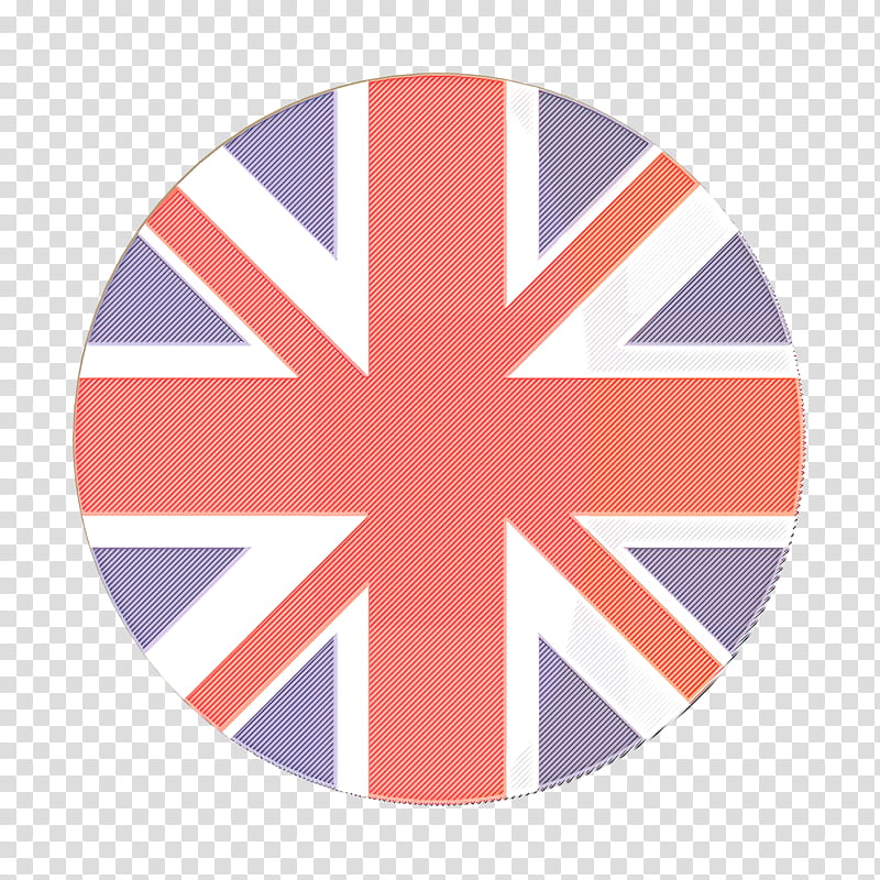 Flags icon Uk icon United kingdom icon, Orange, Circle, Symbol transparent background PNG clipart