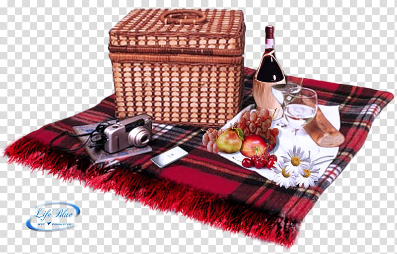 Picnicking, brown picnic basket transparent background PNG clipart