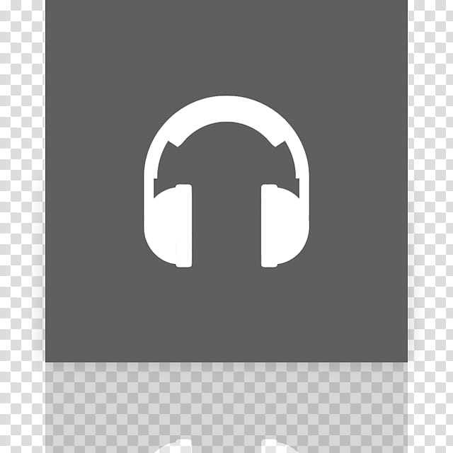 Metro UI Icon Set  Icons, Google Music_mirror, white headphones transparent background PNG clipart