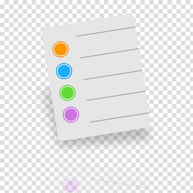 OS X Mavericks icons, reminders mirror transparent background PNG clipart