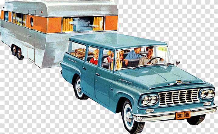 vintage pk , blue vehicle transparent background PNG clipart