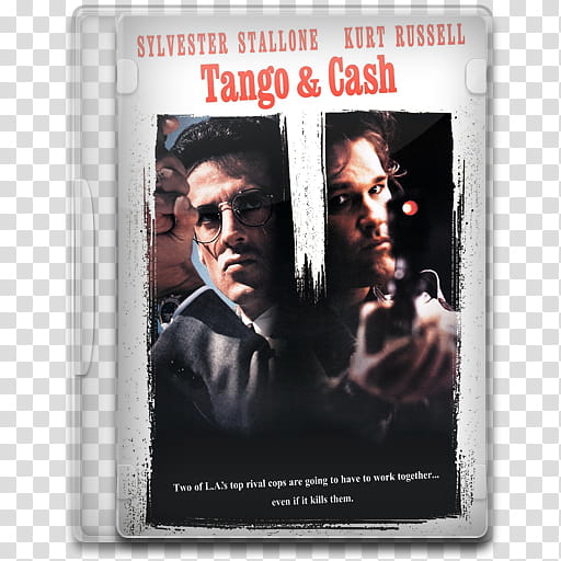 Movie Icon Mega , Tango & Cash, Tango and Cash movie DVD case transparent background PNG clipart