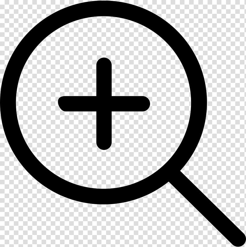 Magnifying Glass Logo, Zoom Lens, Zooming User Interface, Digital Zoom, Magnification, Line, Symbol, Cross transparent background PNG clipart