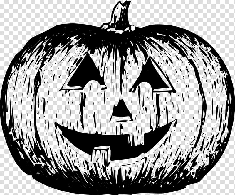 Halloween Background Black, Jackolantern, Pumpkin, Halloween Pumpkins, Drawing, Halloween , Carving, Black And White transparent background PNG clipart