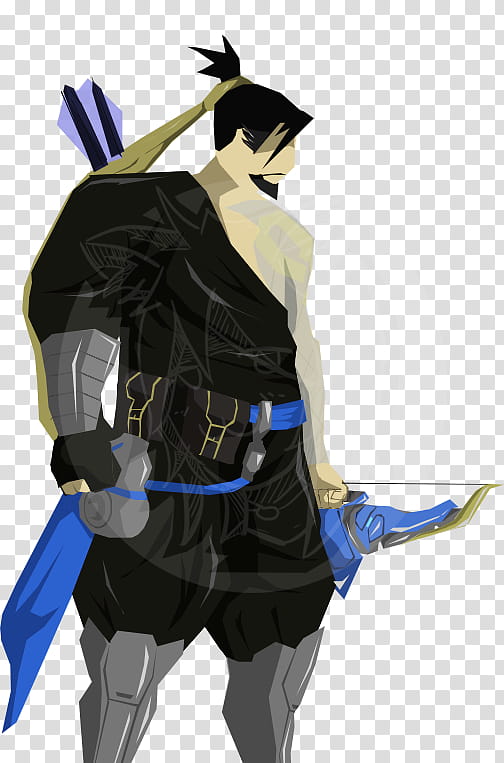 Overwatch:Hanzo Cel Shade transparent background PNG clipart