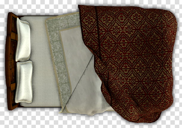 RPG Map Elements , gray and brown bedspread transparent background PNG clipart