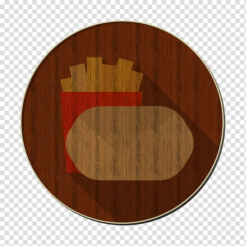 Take away icon Fish and chips icon, Flag, Brown, Wood Stain, Hardwood, Circle, Plank, Plate transparent background PNG clipart