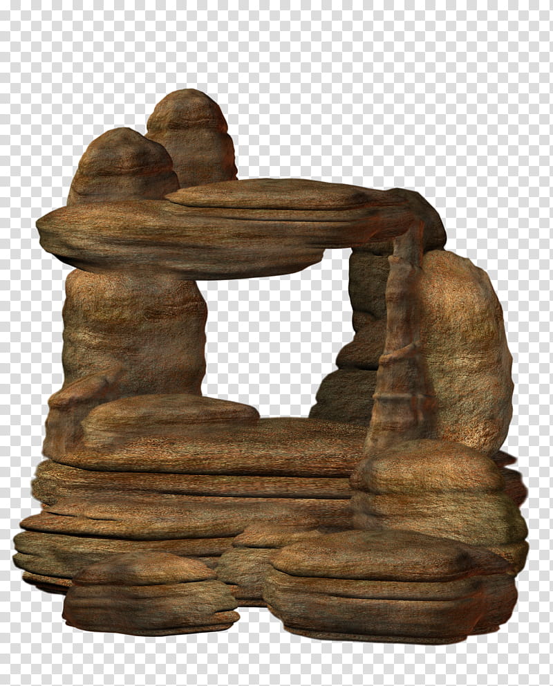 rock formation, brown rock formation transparent background PNG clipart