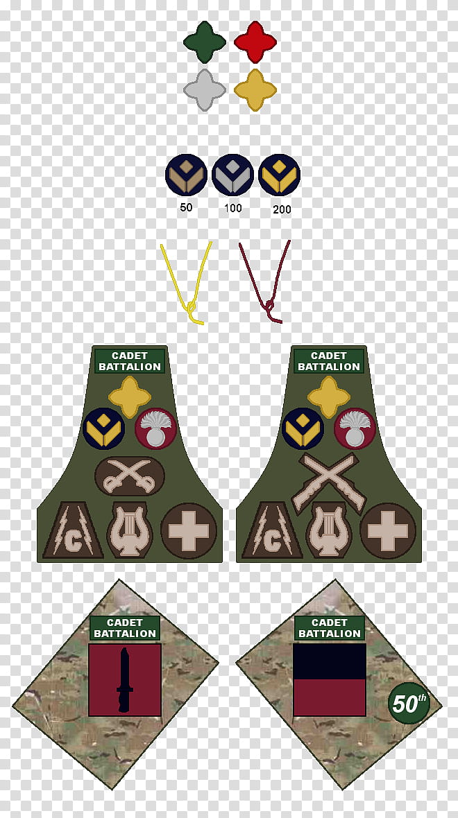 Henry I State Guards Cadet Battalion Badges transparent background PNG clipart