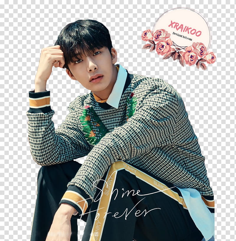 HyungWon MONSTA X render Shine Forever transparent background PNG clipart