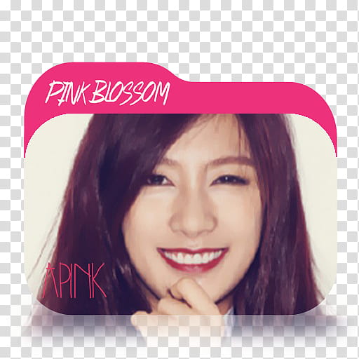 APINK PINK BLOSSOM EXTREME FOLDER ICONS , Hayoung # transparent background PNG clipart