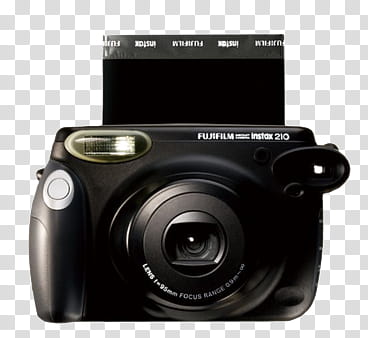 BLACK RESOURCESFORBITCHES, black Fujifilm Instax  camera transparent background PNG clipart