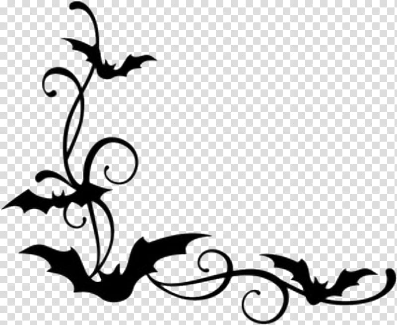 Halloween Border PNG Transparent, Halloween Black Border