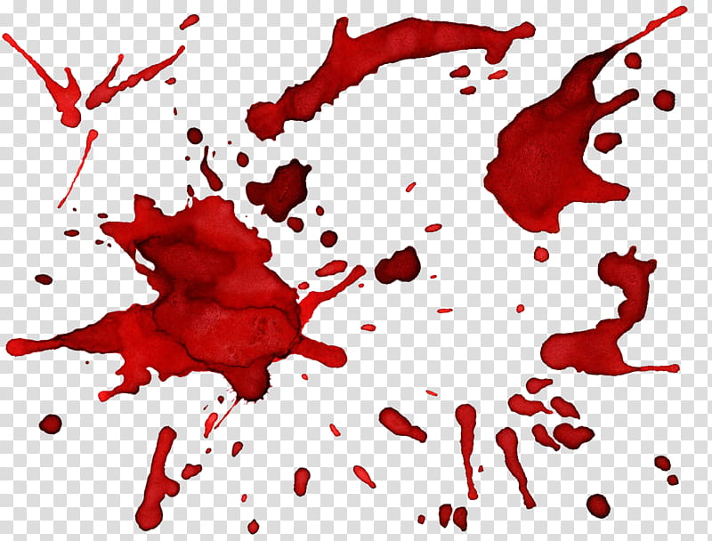 Blood, red paint transparent background PNG clipart