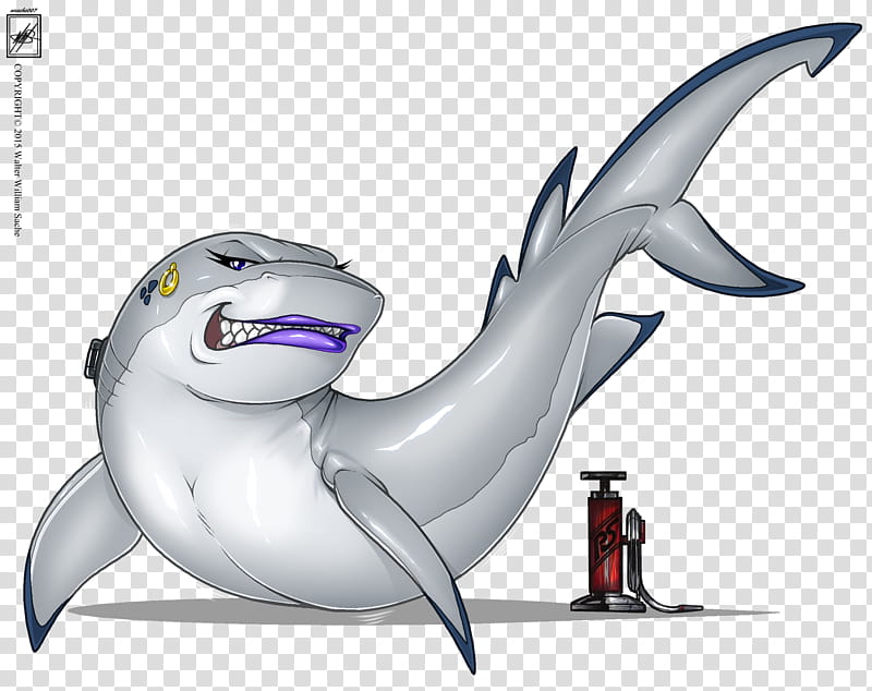 Inflatable Shark Pool Toy , gray dolphin character transparent background PNG clipart