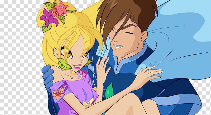 Stella and Brandon Winx transparent background PNG clipart