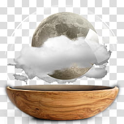Sphere   the new variation, moon and cloud transparent background PNG clipart