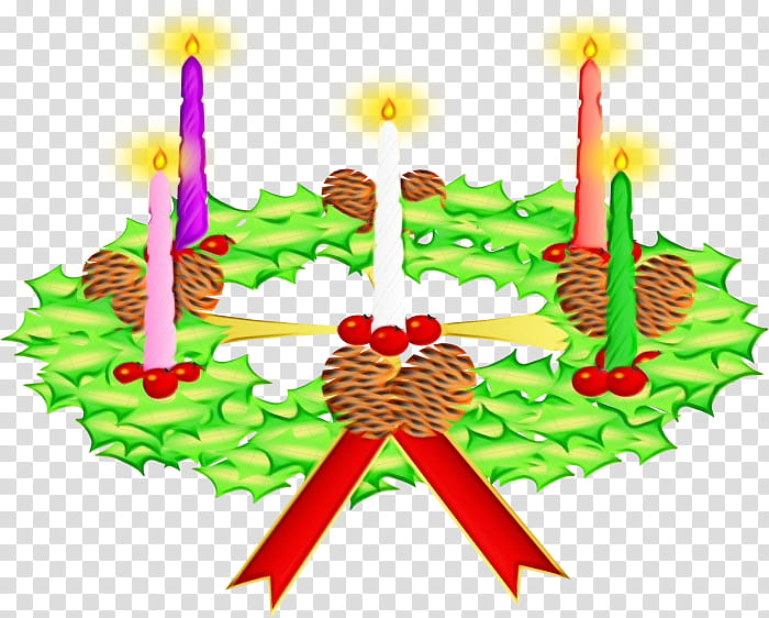 Cartoon Birthday Cake, Advent Wreath, Advent Sunday, Gaudete Sunday, Christmas Day, Advent Candle, Christmas Ornament, Advent Calendars transparent background PNG clipart