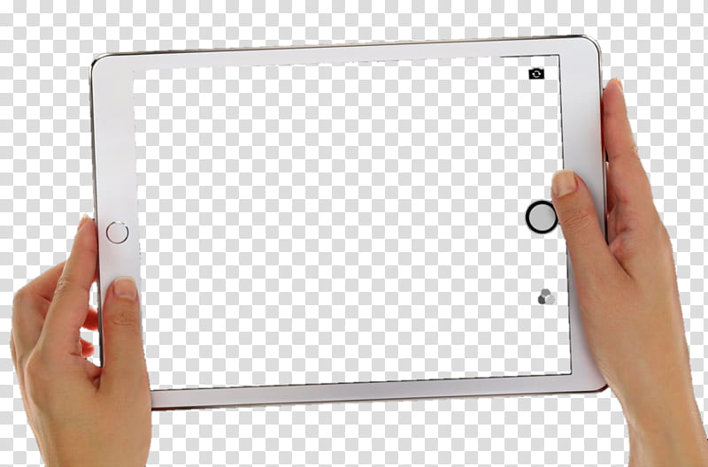 ipad in hand png