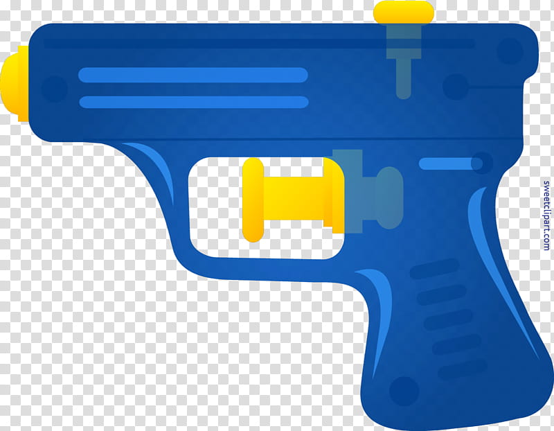 Water, Water Gun, Toy Gun, Clip, Handgun, Firearm, Pistol, Line Art transparent background PNG clipart
