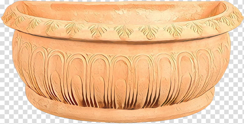 flowerpot bowl pink tableware ceramic, Dishware, Earthenware, Mixing Bowl, Beige transparent background PNG clipart