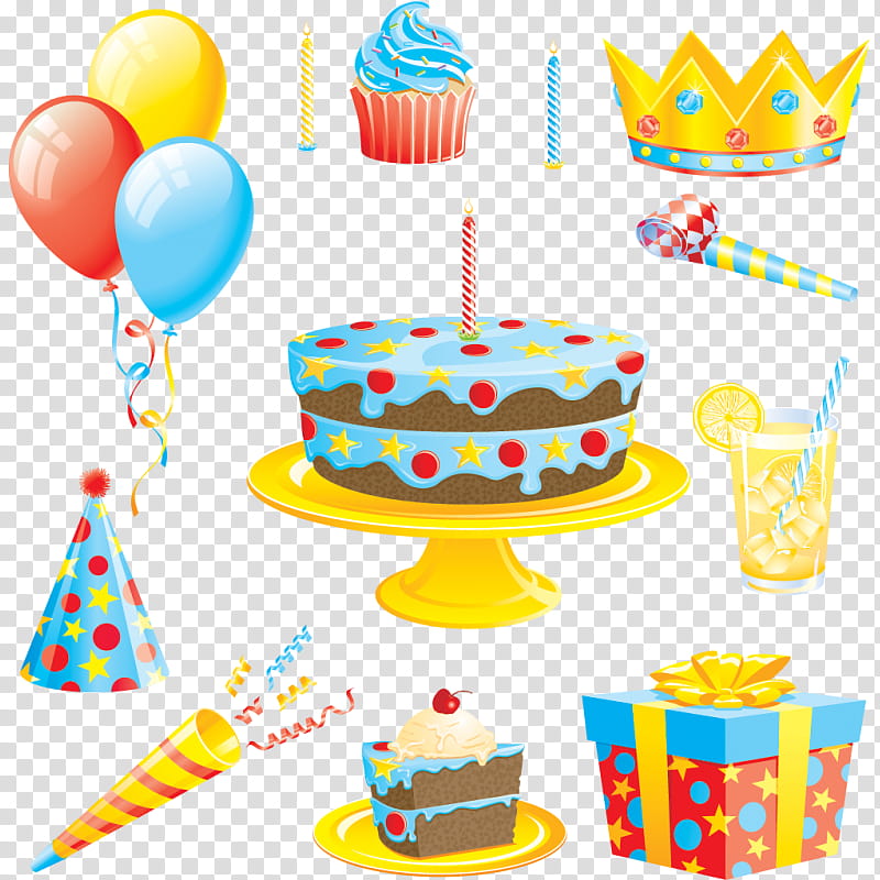 Birthday Cake, Birthday
, Party, Party Horn, Gift, Birthday Candle, Birthday Party, Baking Cup transparent background PNG clipart