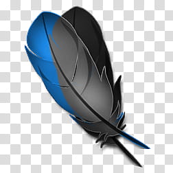 iconos en e ico zip, two black feathers illustration transparent background PNG clipart