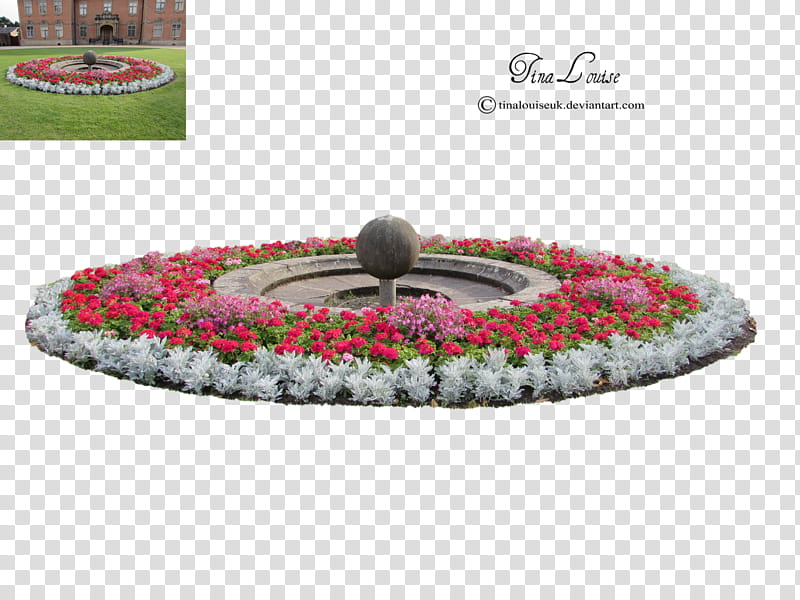 Flower bed transparent background PNG clipart