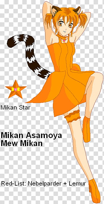 Mew Mikan transparent background PNG clipart
