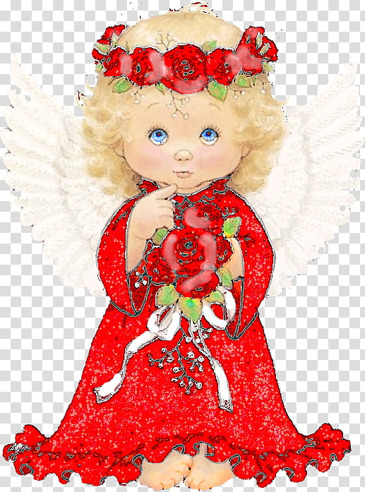 Christmas Card, Christmas Day, Santa Claus, Angel, Christmas Ornament, Painting, Ruth Morehead, Doll transparent background PNG clipart
