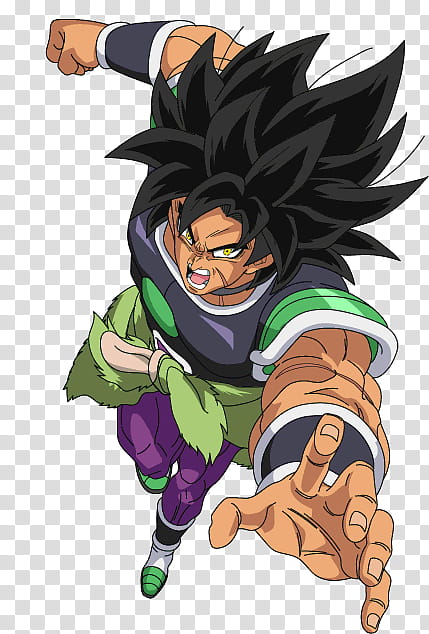 Broly movie  render , Dragonball character transparent background PNG clipart