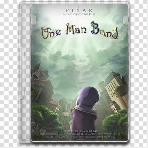 Short Film Icon , One Man Band, One Man Band DVD case transparent background PNG clipart