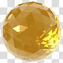 Crystalisman QT Dock Icon Set, ct_Titanite_x, gold mirror ball transparent background PNG clipart