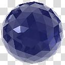 Crystalisman QT Dock Icon Set, ct_Lazurite_x, round blue crystal decor transparent background PNG clipart