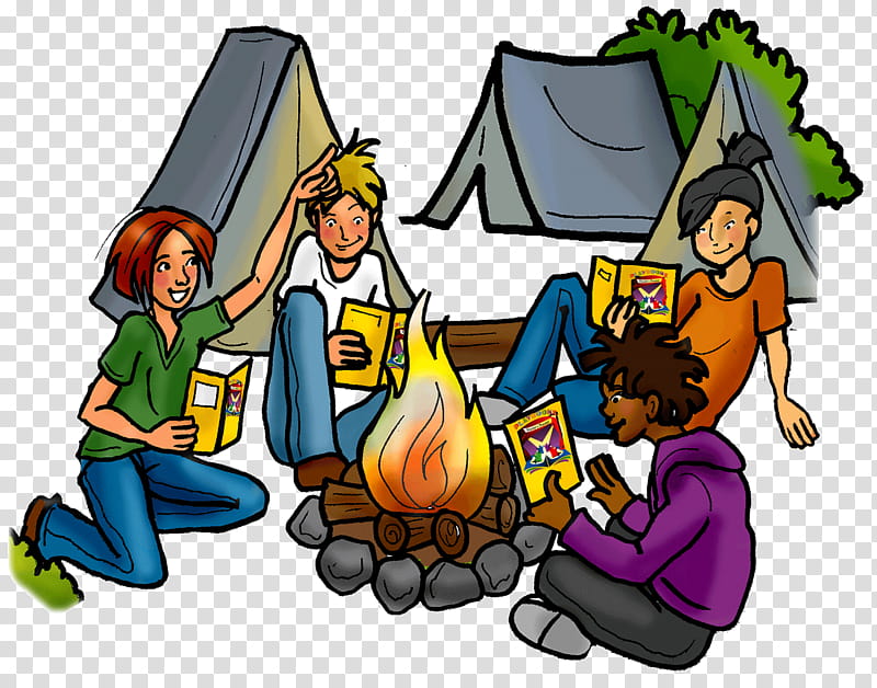 Camping Cartoon