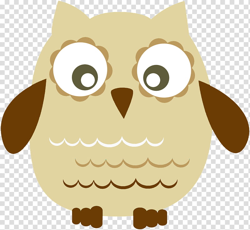 Cute Owls set, brown owl artwork transparent background PNG clipart