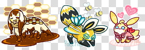 BunBranches Magical Honey Bee OTA CLOSED, animal character illustration transparent background PNG clipart thumbnail