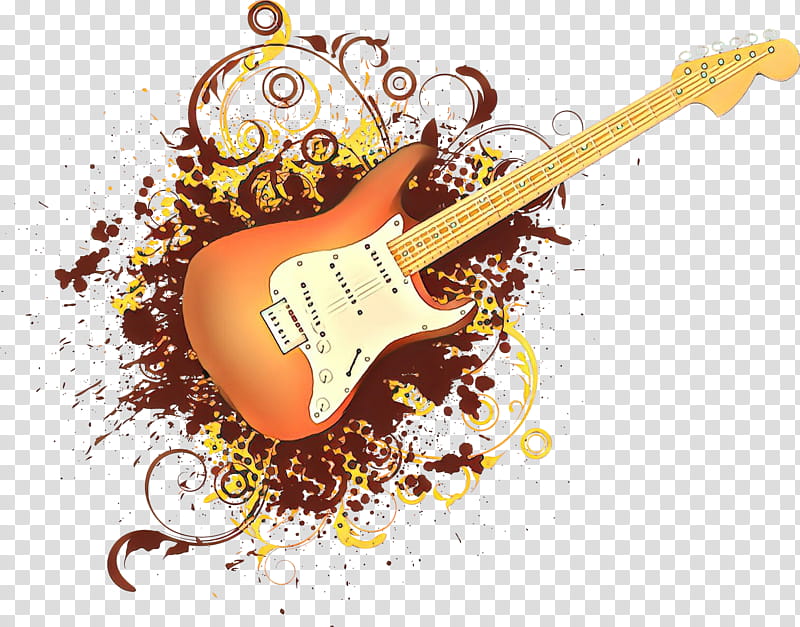 Music Poster, Cartoon, Guitar, Acoustic Guitar, String, String Instruments, Bass Guitar, Electric Guitar transparent background PNG clipart