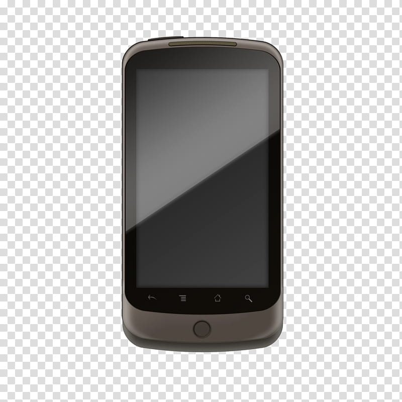 Google Nexus One Template, gray smartphone transparent background PNG clipart